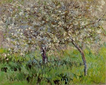 尅勞德 莫奈 Apple Trees in Bloom at Giverny